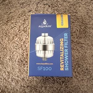 AquaBliss High Output Revitalizing Shower Filter SF100 Chrome New / Sealed